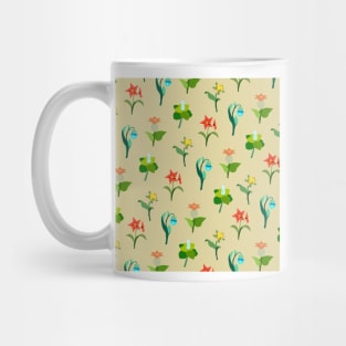 Mondstadt Flowers Print (Beige) Mug